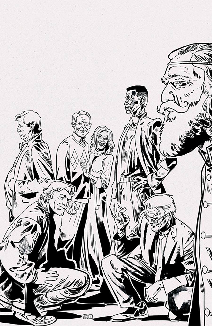 Exquisite Corpses #2 Cover N 2nd Ptg B Michael Walsh Polybagged Variant Cover With Polybag