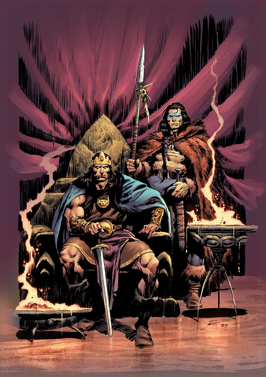 Conan The Barbarian Scourge Of The Serpent #1 Cover H Variant Roberto De La Torre Virgin Cover
