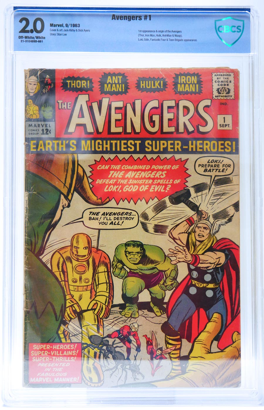 Avengers #1 Cover I CBCS 2.0