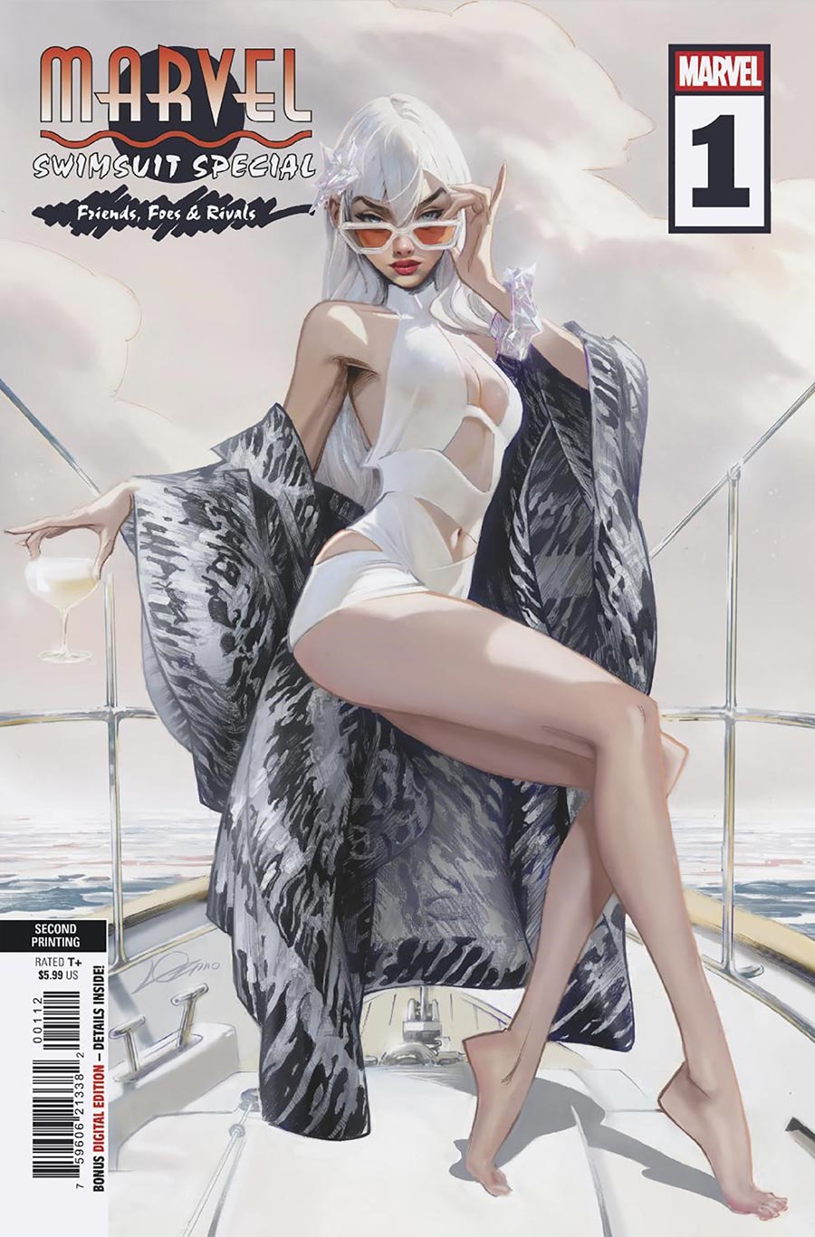 Marvel Swimsuit Special Friends Foes & Rivals #1 (One Shot) Cover J 2nd Ptg Alexander Lozano Variant Cover