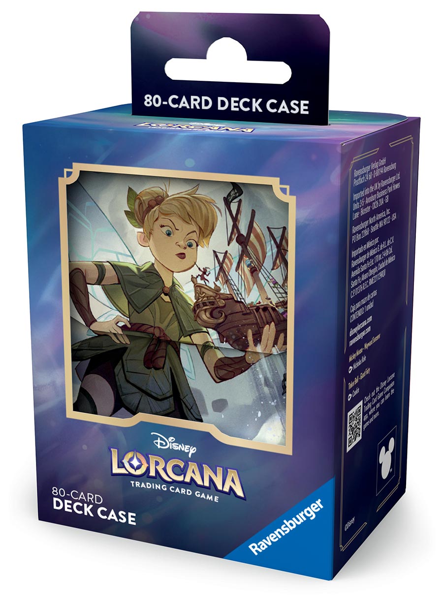 Disney Lorcana Reign Of Jafar Deck Box - Tinker Bell