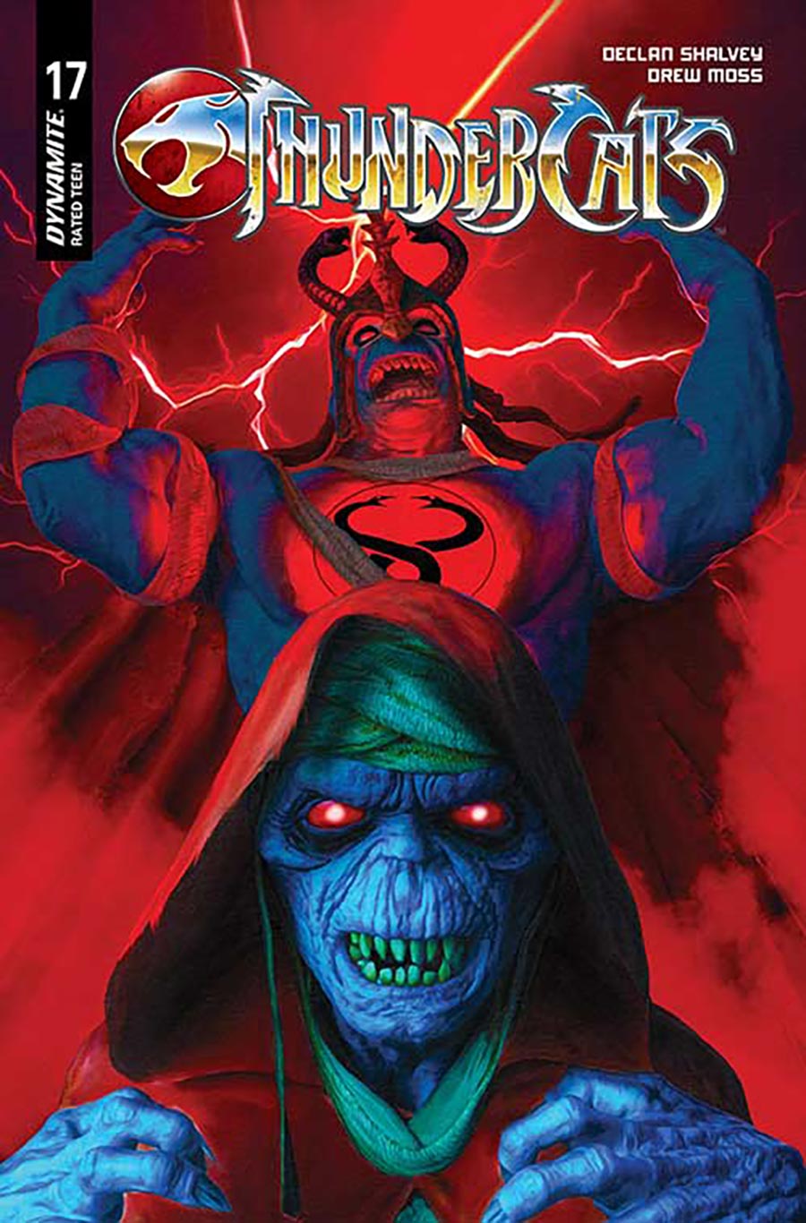 Thundercats Vol 3 #17 Cover U Variant Mark Spears Red Background Foil Cover
