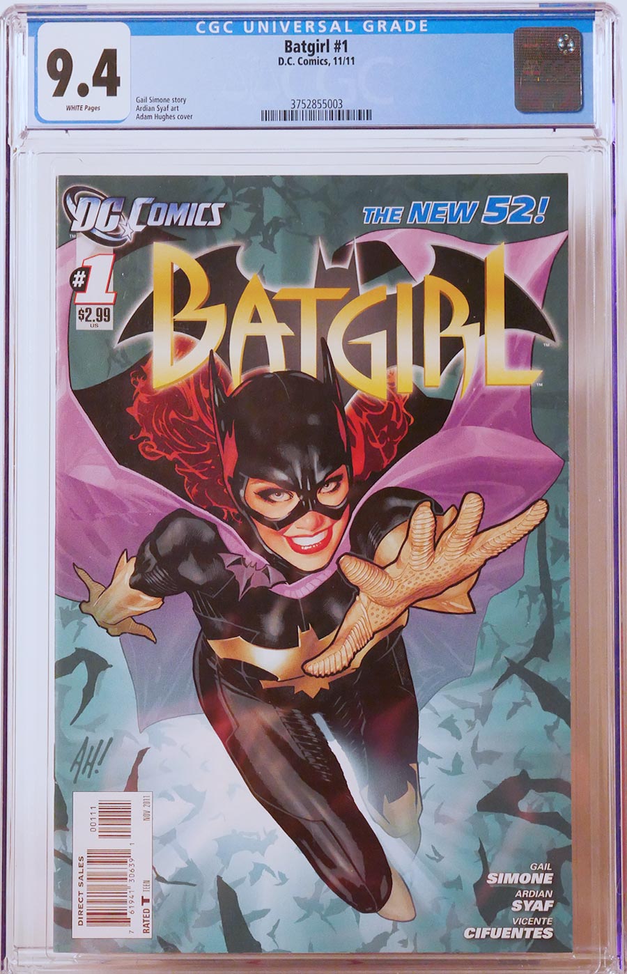 Batgirl Vol 4 #1 Cover D 1st Ptg CGC 9.4