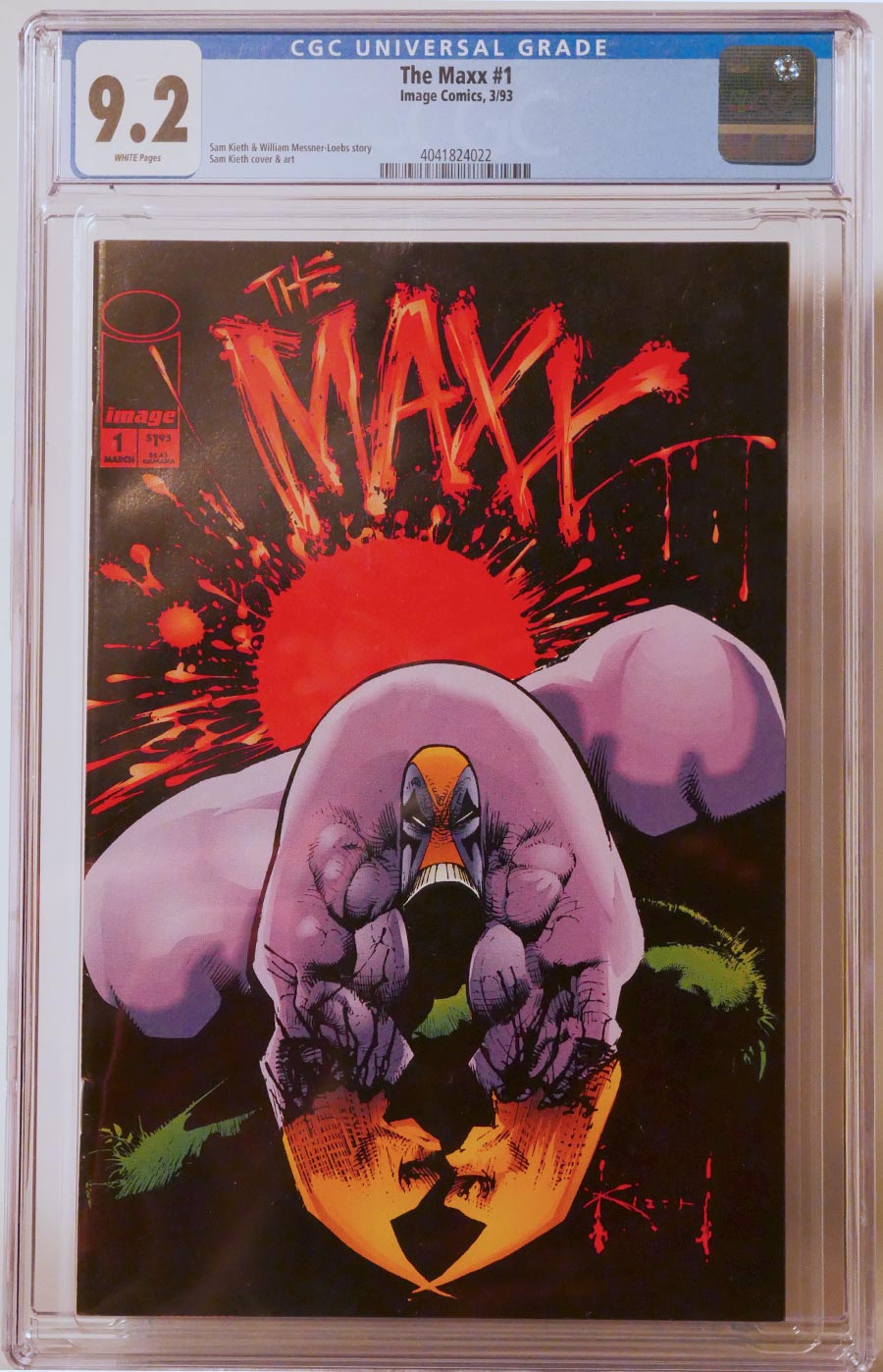 Maxx #1 Cover E Regular CGC 9.2
