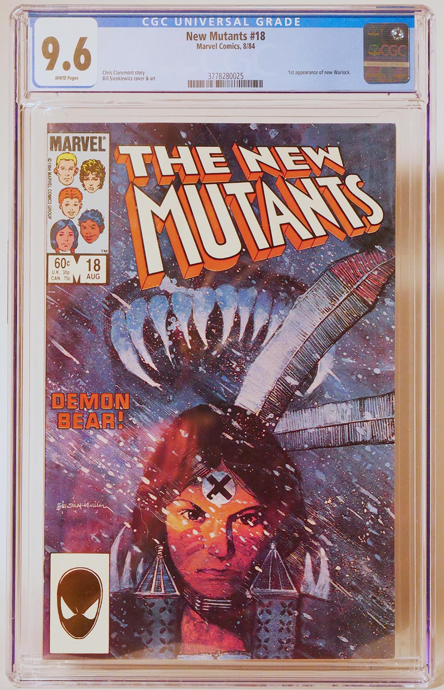 New Mutants #18 Cover C CGC 9.6