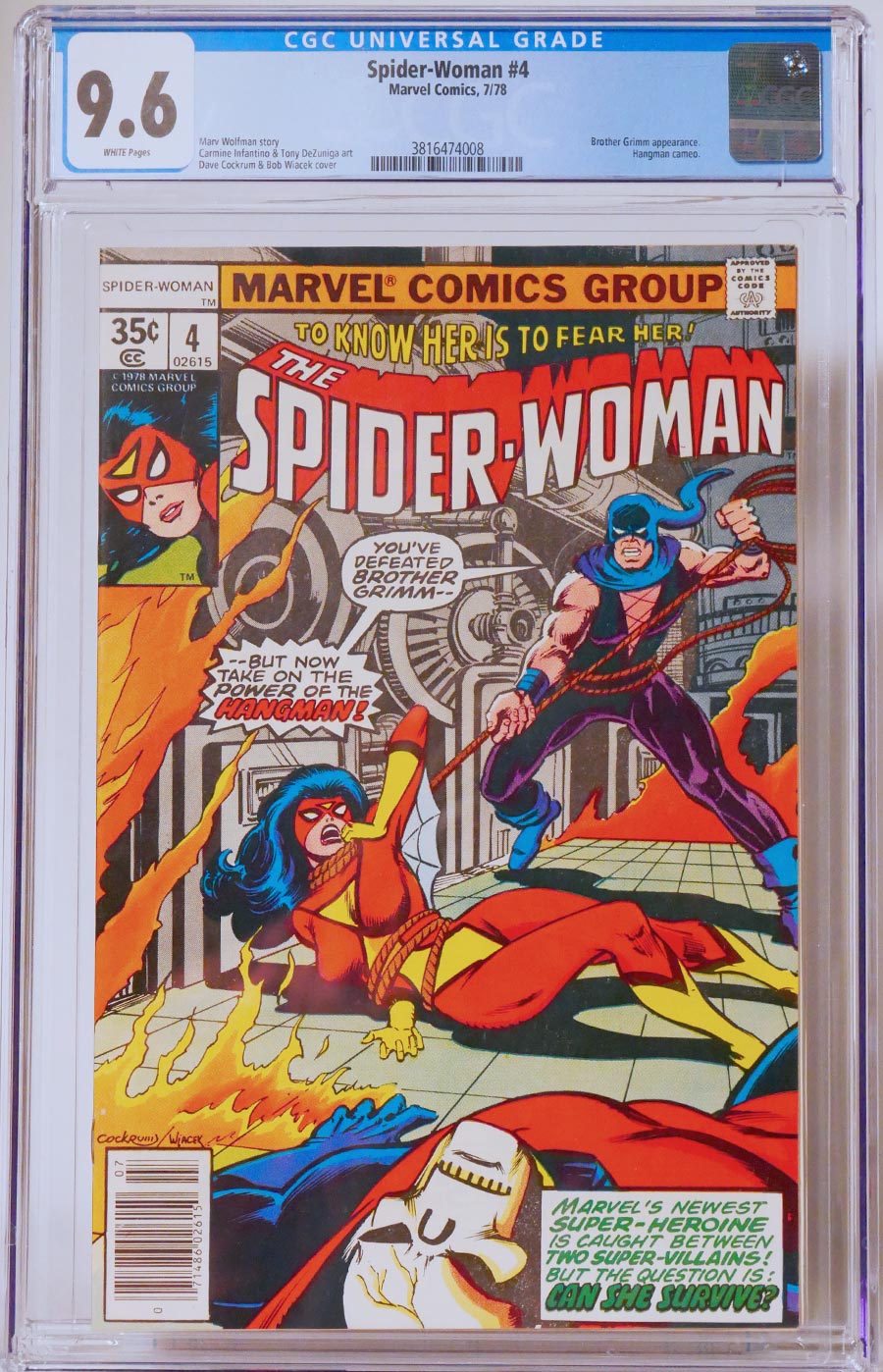 Spider-Woman #4 Cover B CGC 9.6