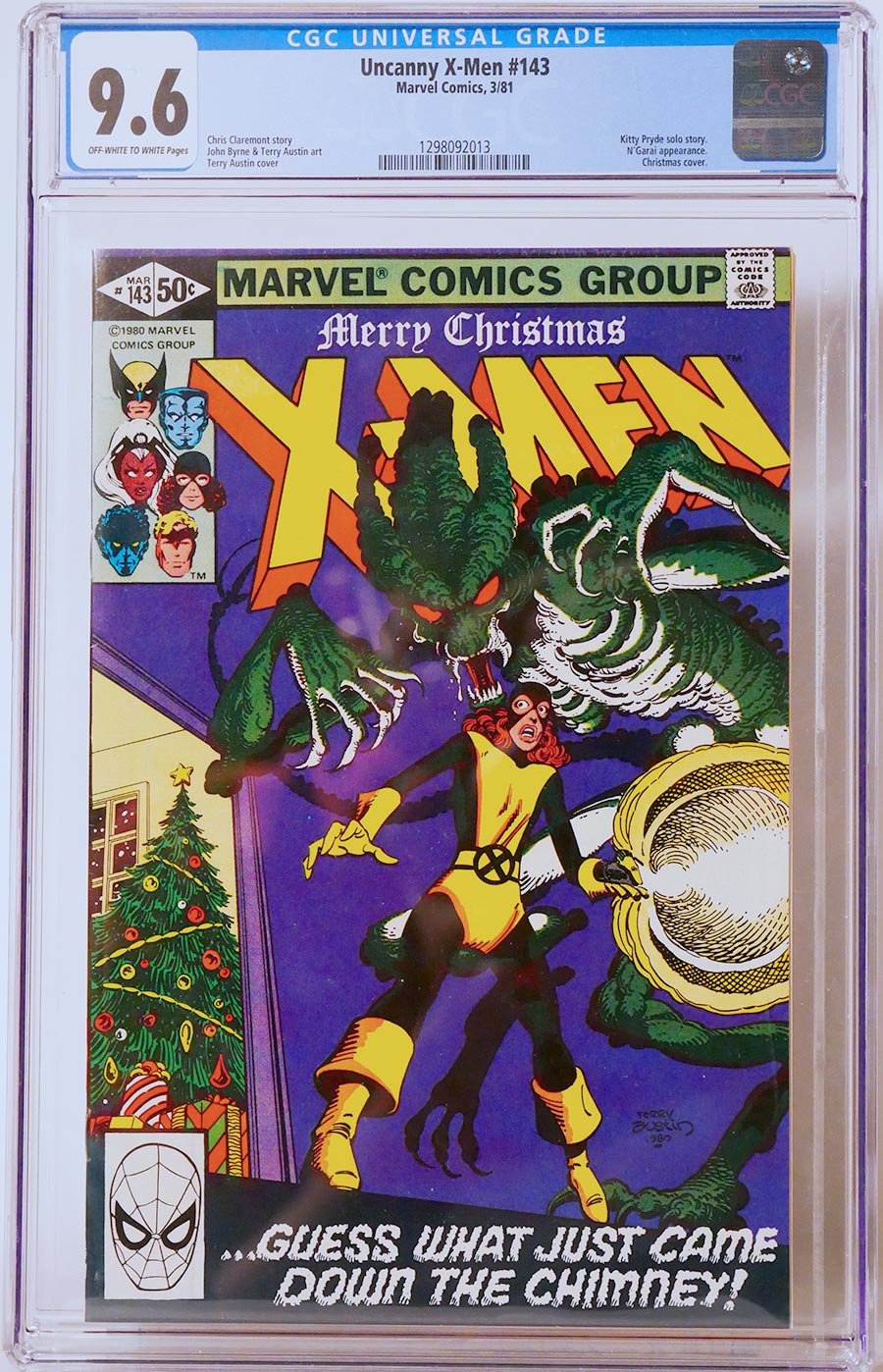 Uncanny X-Men #143 Cover D CGC 9.6