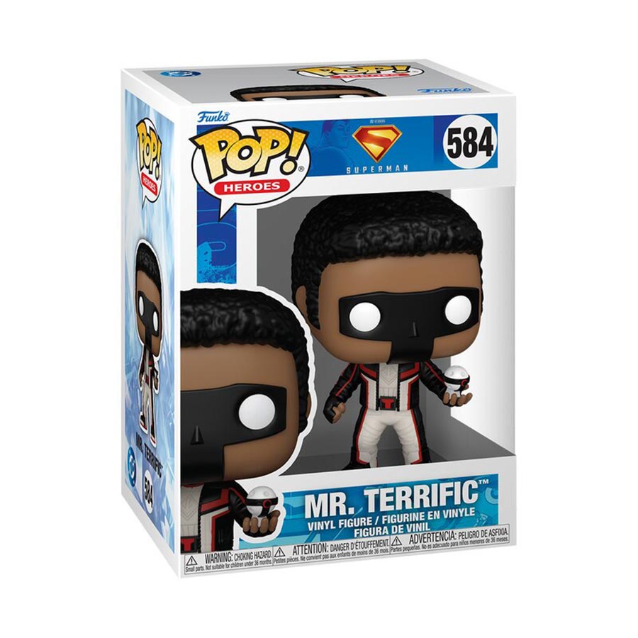 POP Movie Superman 2025 Mr Terrific Vinyl Figure