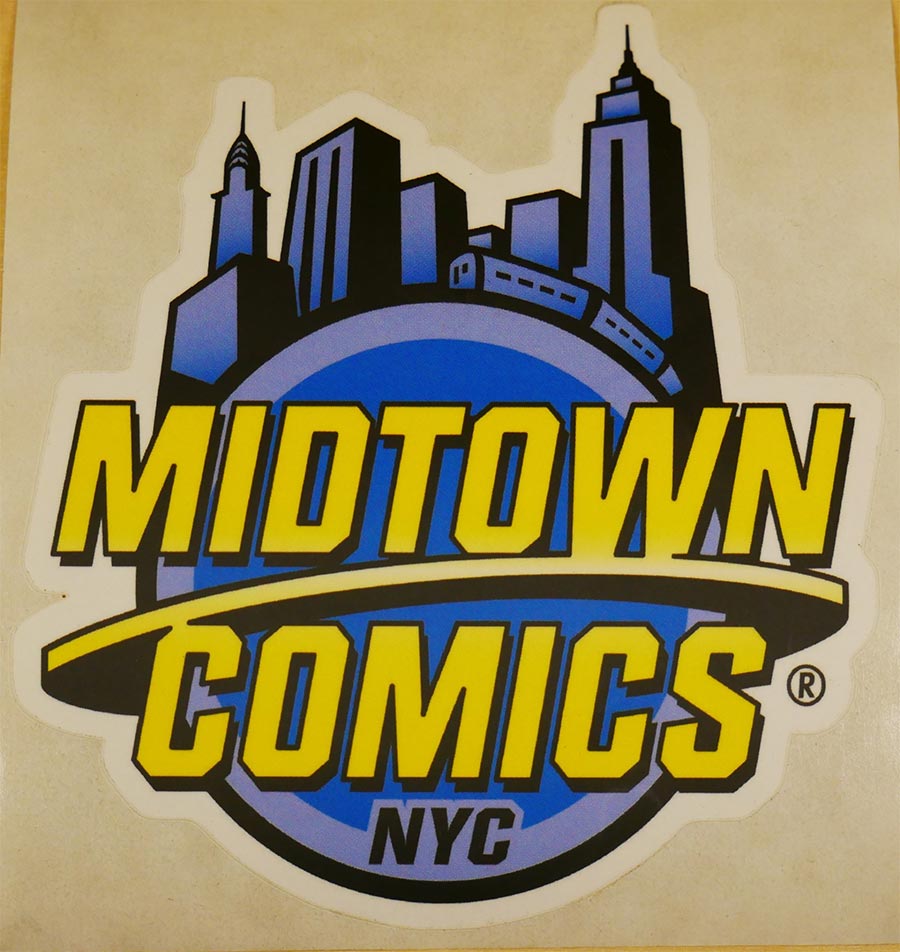 Midtown Comics Logo Die Cut 3.5-Inch Sticker