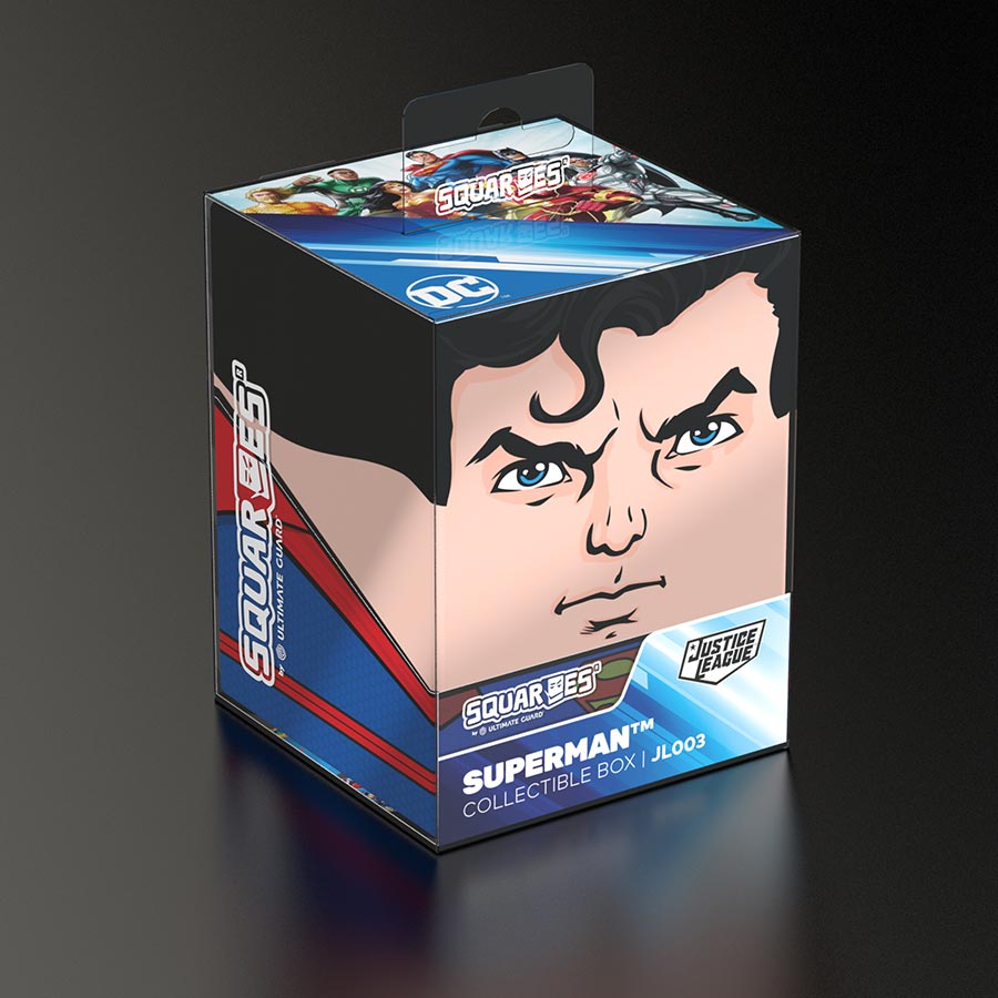 DC Comics Squaroes Justice League Superman 100 Plus Deck Box