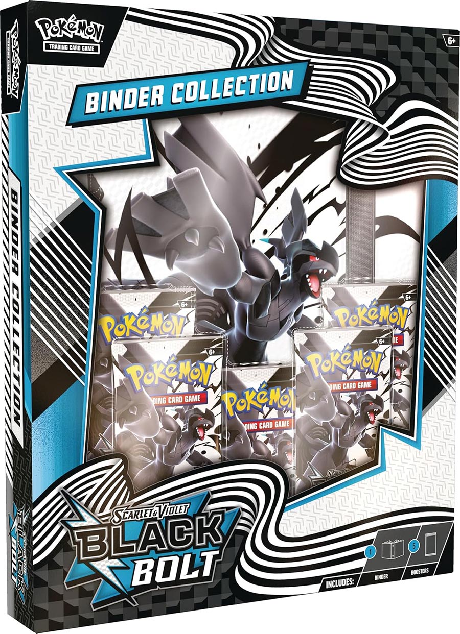 Pokemon Scarlet And Violet 10.5 Black Bolt Binder Collection Case (6-Count)