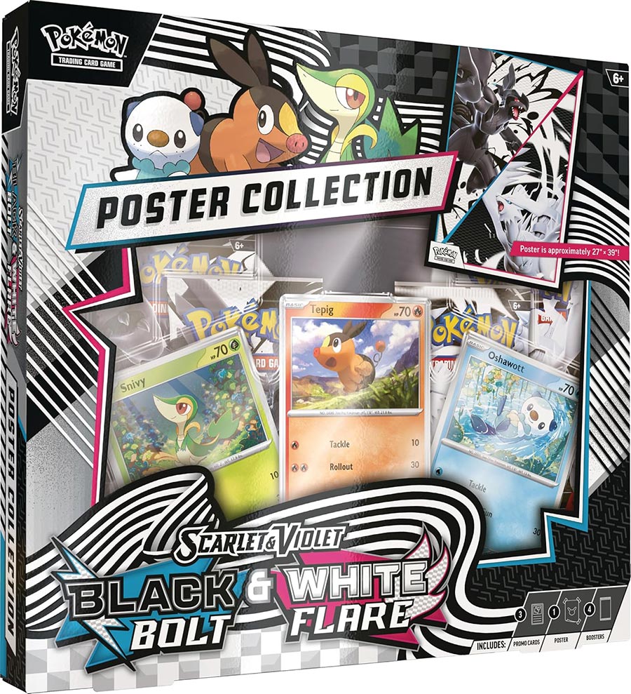 Pokemon Scarlet And Violet 10.5 Unova Poster Collection Case (6-Count)