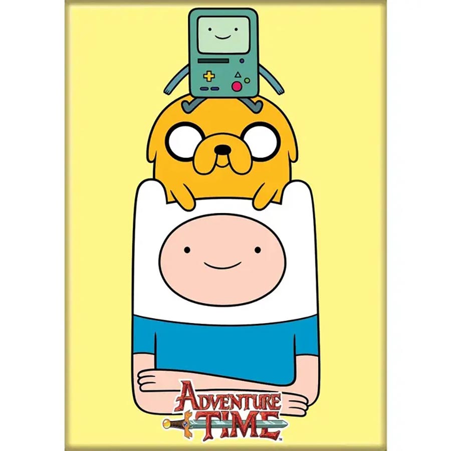 Adventure Time 2.5 x 3.5 Magnet - Finn Jake And BMO (74494AT)