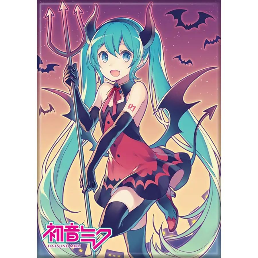 Hatsune Miku 2.5 x 3.5 Magnet - Halloween (73953HM)