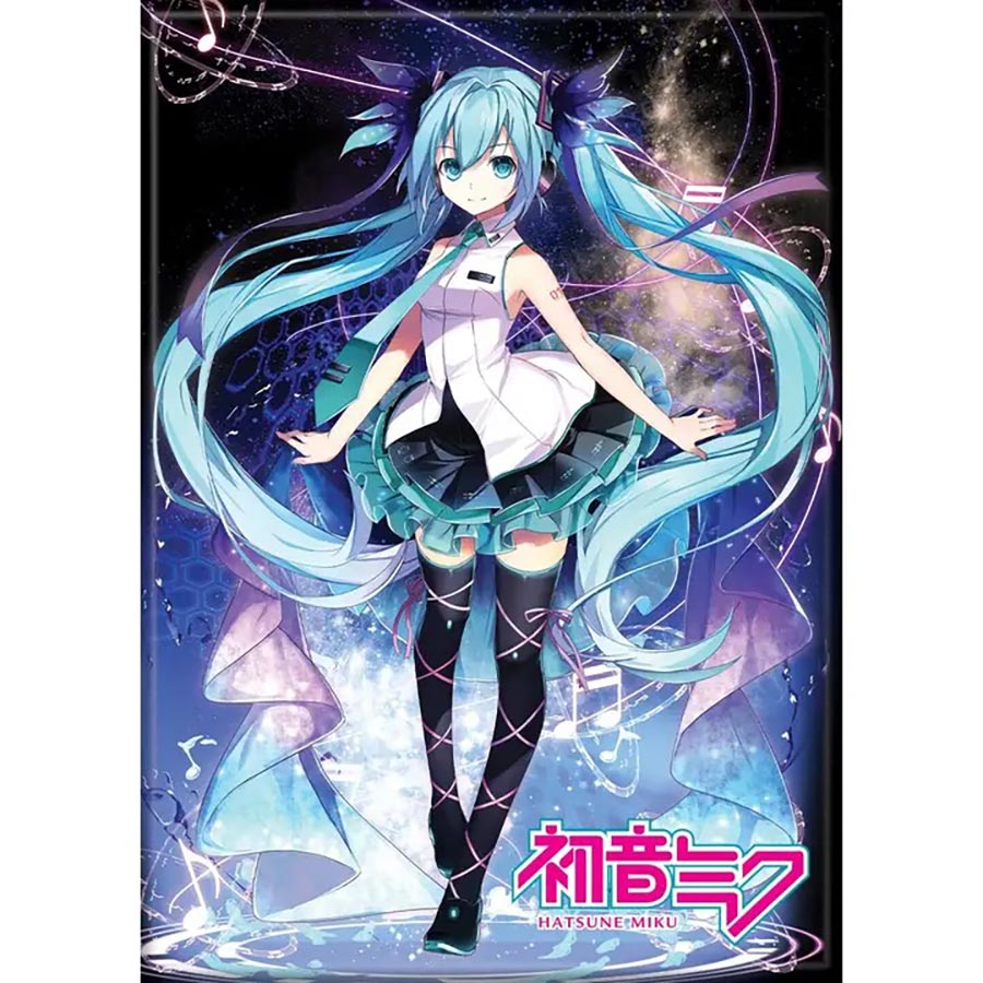 Hatsune Miku 2.5 x 3.5 Magnet - Sparkles (73954HM)