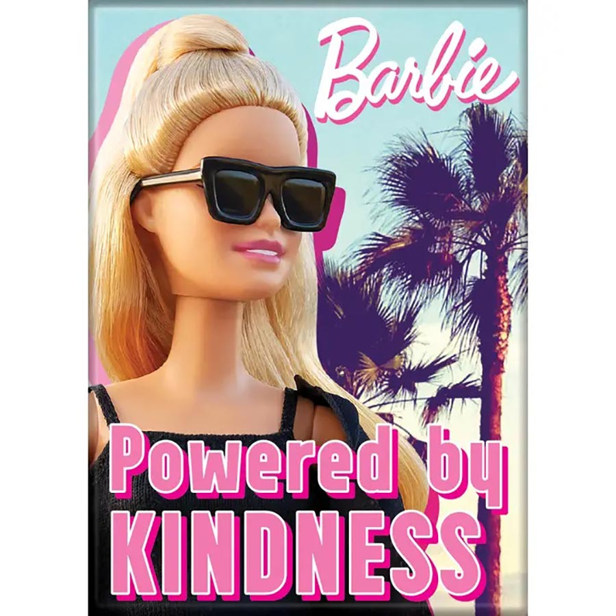 Barbie 2.5 x 3.5 Magnet - Powered By Kindness (74801BR)