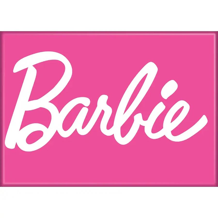 Barbie 2.5 x 3.5 Magnet - Logo (74810BR)