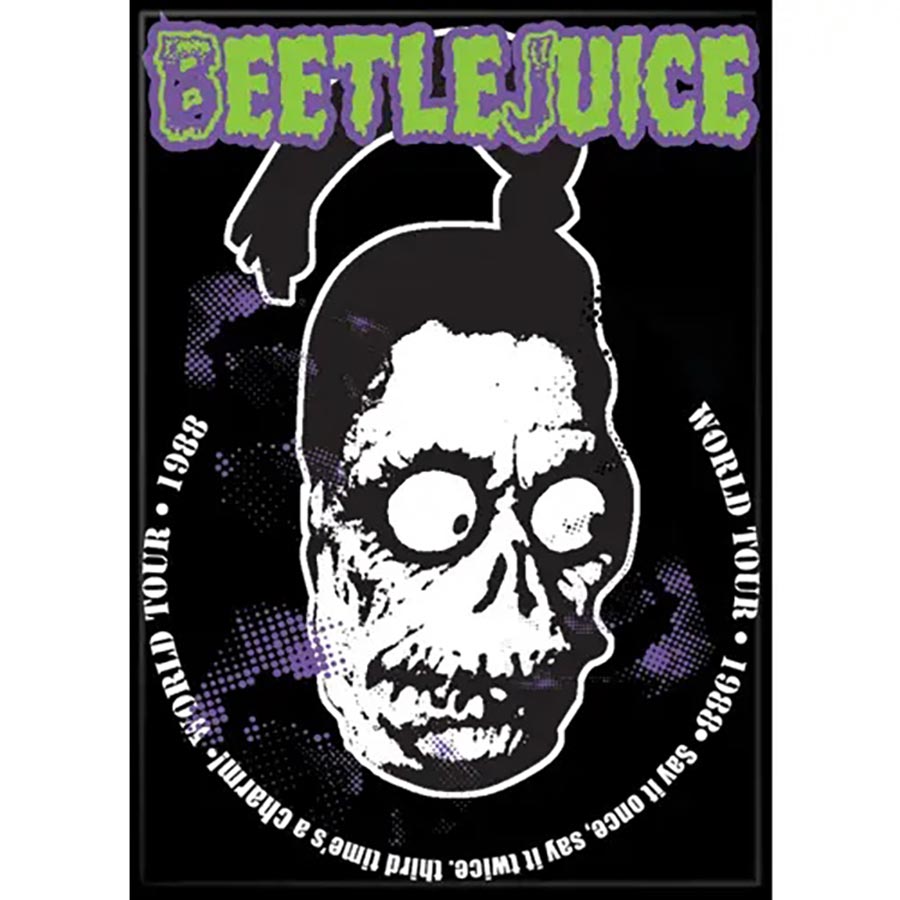 Beetlejuice 2.5 x 3.5 Magnet - Shrunken Head (21229M)