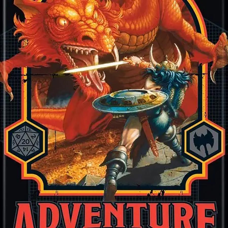 Dungeons & Dragons 2.5 x 3.5 Magnet - Adventure Awaits (74440DD)