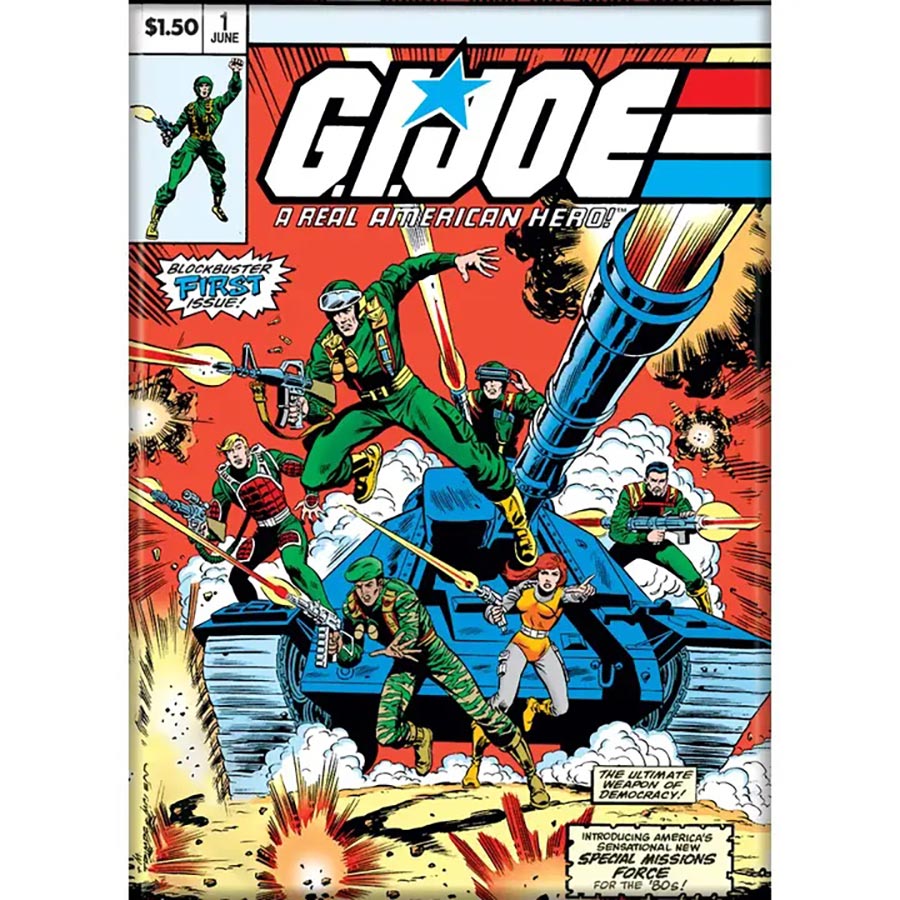 GI Joe 2.5 x 3.5 Magnet - Comic 1 Tank (73949GI)