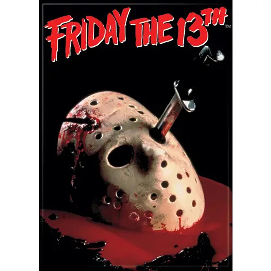 Friday The 13th 2.5 x 3.5 Magnet - Mask With Blood (71443M)