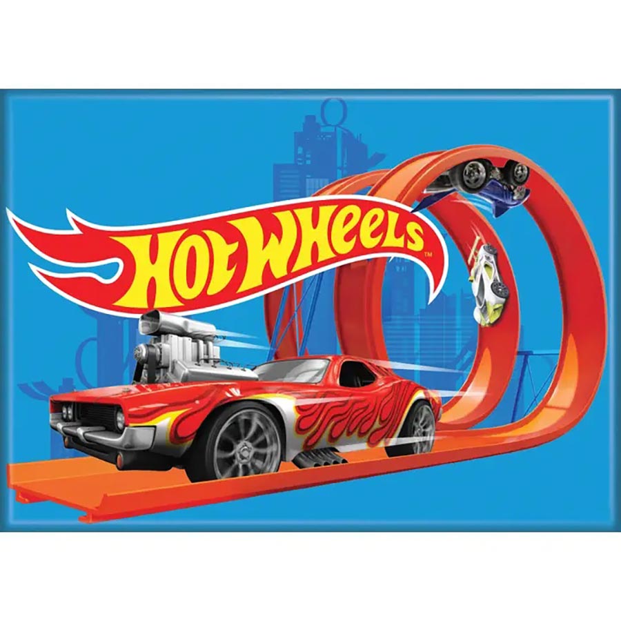 Hot Wheels 2.5 x 3.5 Magnet - Orange Track (74790HW)