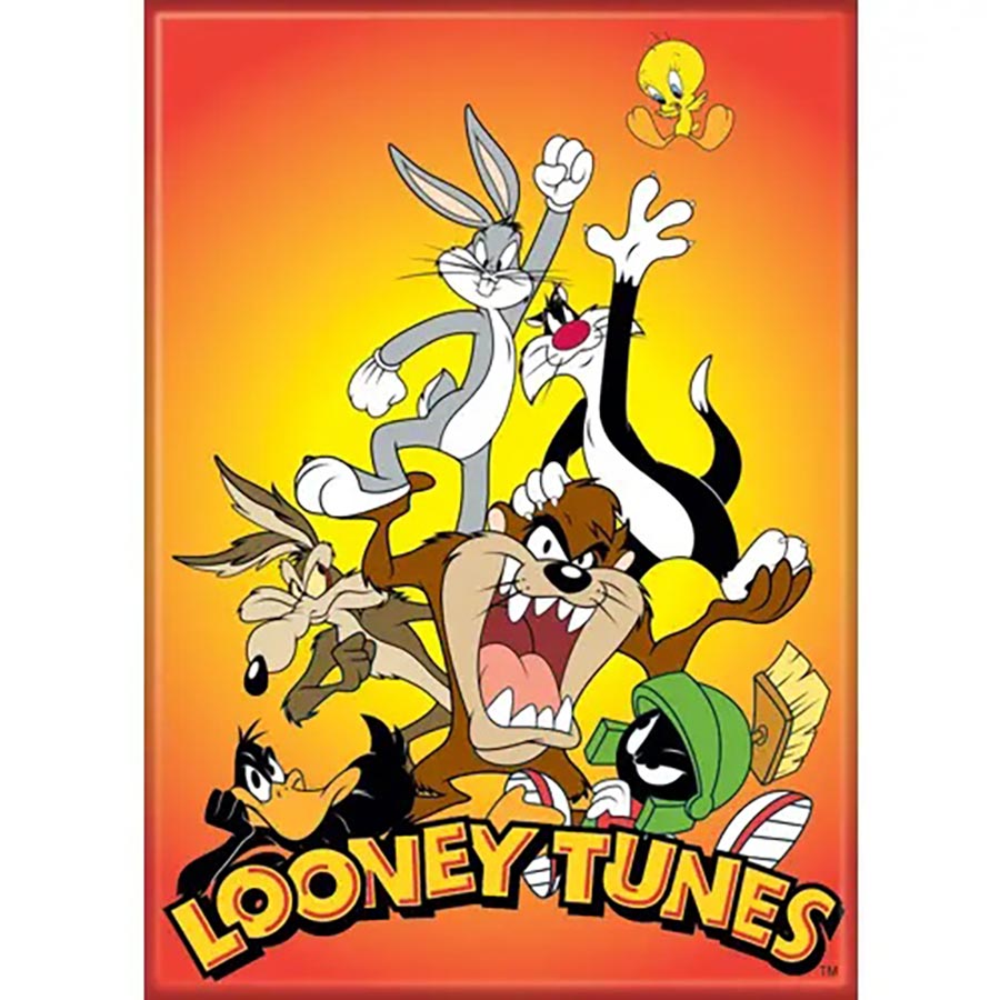 Looney Tunes 2.5 x 3.5 Magnet - Group Reach (73708L)