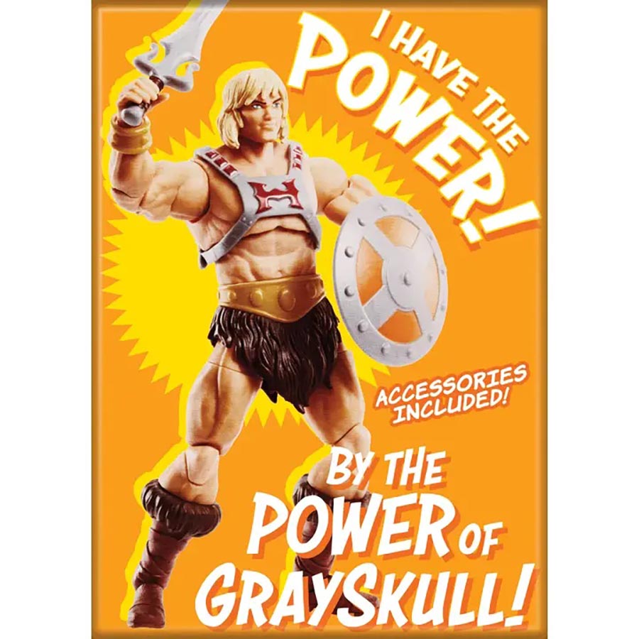 Masters Of The Universe Revelation 2.5 x 3.5 Magnet - I Have The Power (74818MU)