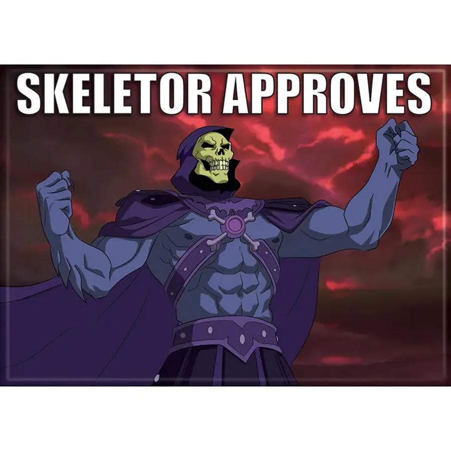 Masters Of The Universe Revelation 2.5 x 3.5 Magnet - Skeletor Approves (74827MU)
