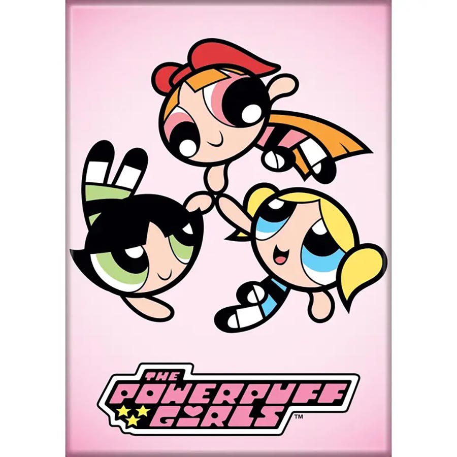 Powerpuff Girls 2.5 x 3.5 Magnet - Group In Circle (74255PP)