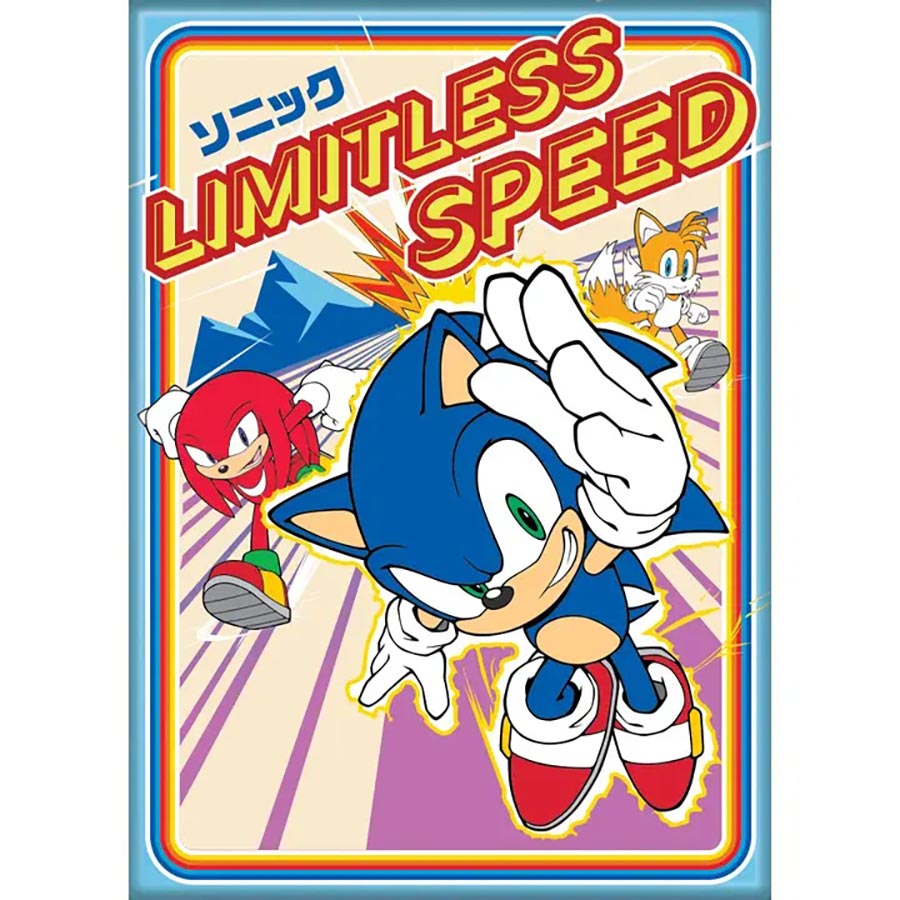 Sonic The Hedgehog 2.5 x 3.5 Magnet - Limitless Speed (74934SH)
