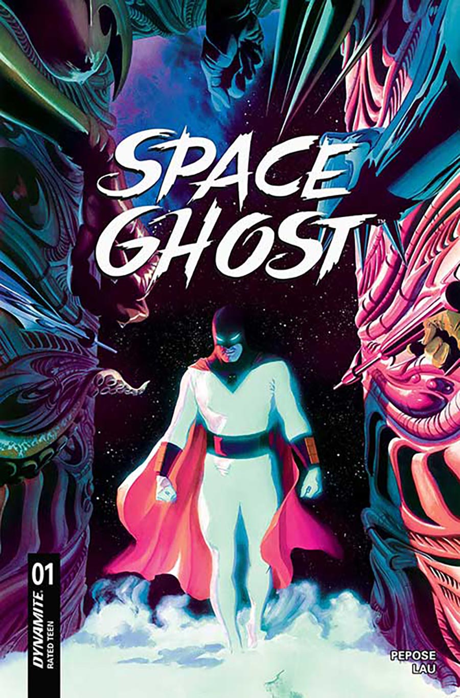 Space Ghost Vol 5 #1 Cover V Variant Alex Ross Ultraviolet Cover