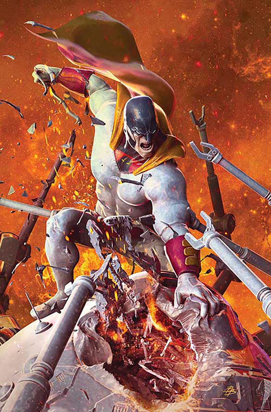 Space Ghost Vol 5 #1 Cover Z-B Incentive Bjorn Barends Foil Virgin Cover