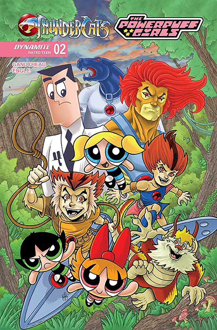 Thundercats Powerpuff Girls #2 Cover K Variant Ken Haeser Cover