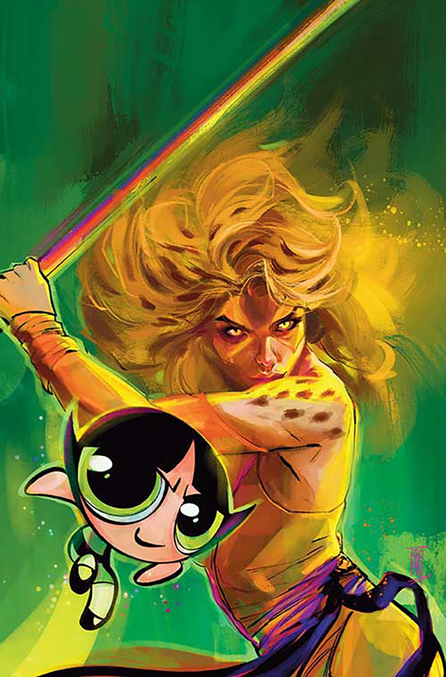 Thundercats Powerpuff Girls #2 Cover M Incentive Zulema Lavina Virgin Cover
