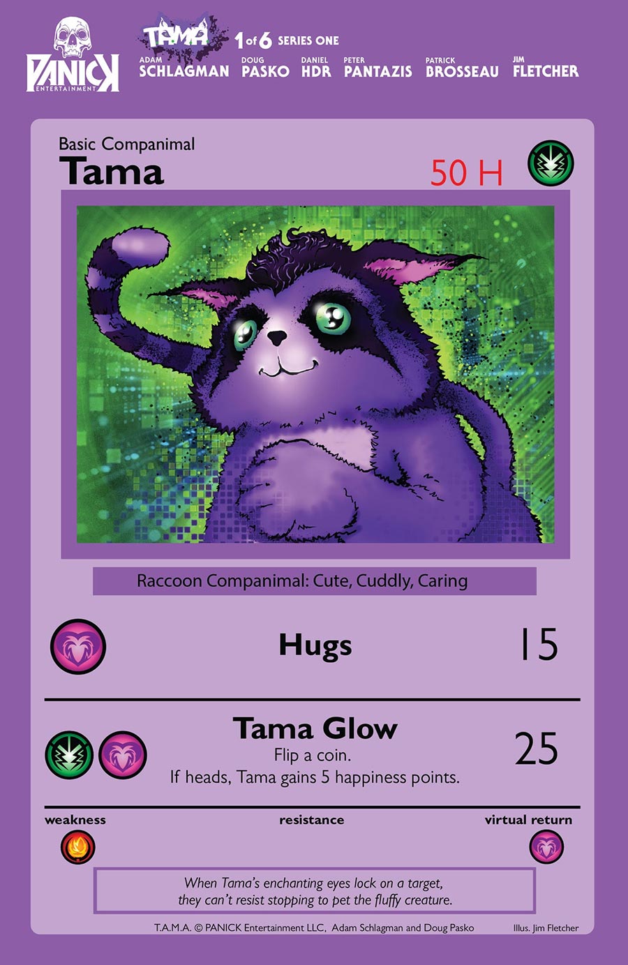 T.A.M.A. #1 Cover C 2nd Ptg A Jim Fletcher Cute Cuddly Caring Tama Variant Cover