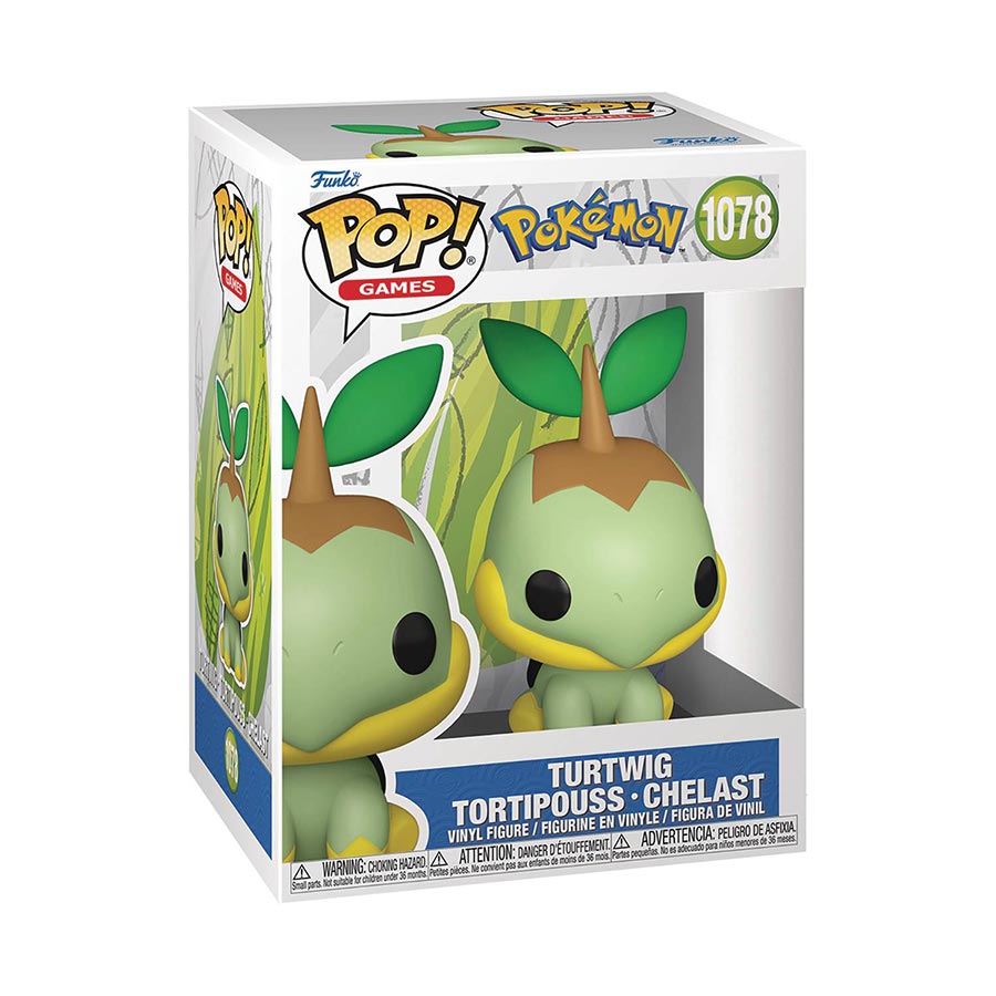 POP Games Pokemon Turtwig Vinyl Figure