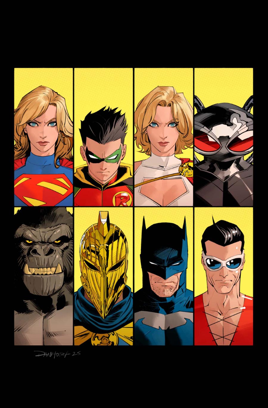 DC K.O. #1 Cover H Variant Dan Mora Bracket Card Stock Cover (DC All In)