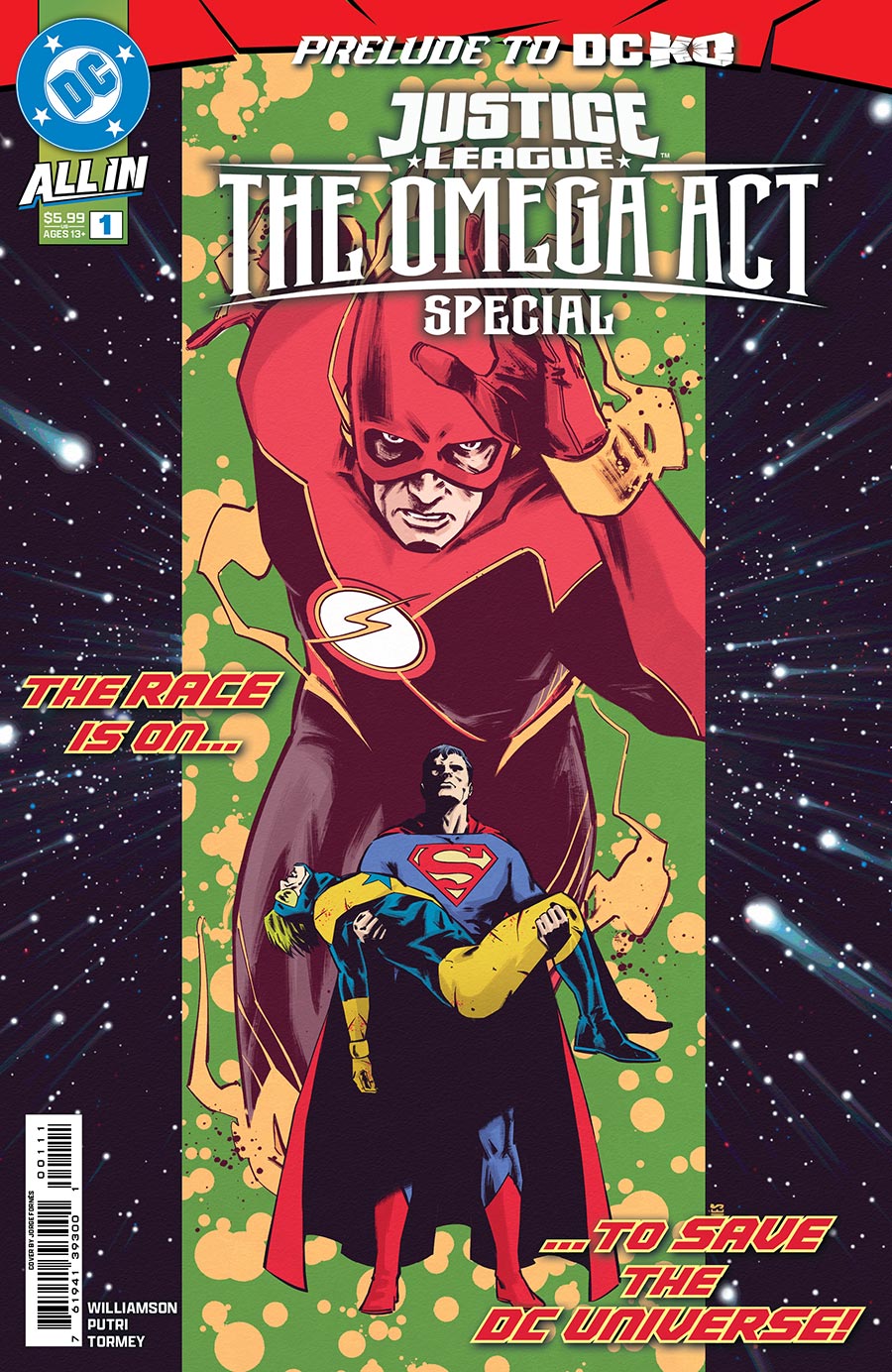 Justice League The Omega Act Special #1 (One Shot) Cover A Regular Jorge Fornes Cover (DC All In)(DC K.O. Prelude)