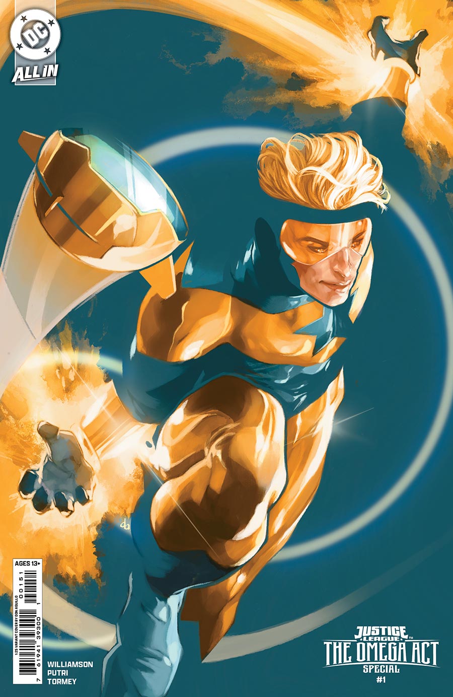 Justice League The Omega Act Special #1 (One Shot) Cover E Incentive Don Aguillo Card Stock Variant Cover (DC All In)(DC K.O. Prelude)