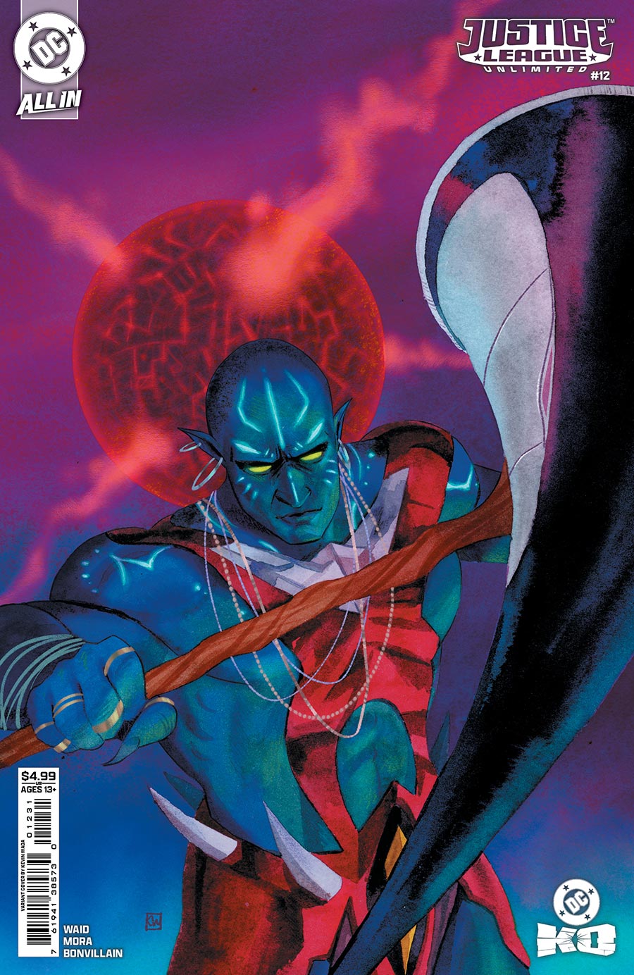 Justice League Unlimited #12 Cover E Variant Kevin Wada Card Stock Cover (DC All In)(DC K.O. Tie-In)