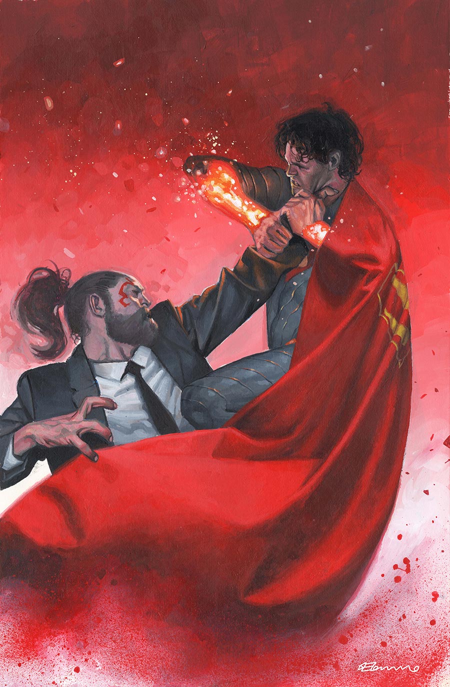 Absolute Evil #1 (One Shot) Cover B Variant Fabrizio De Tommaso Card Stock Cover (DC All In)