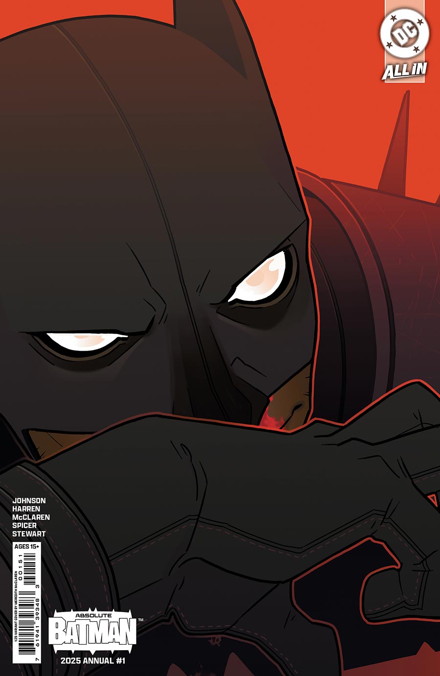 Absolute Batman 2025 Annual #1 (One Shot) Cover E Incentive Meredith McClaren Card Stock Variant Cover (DC All In)