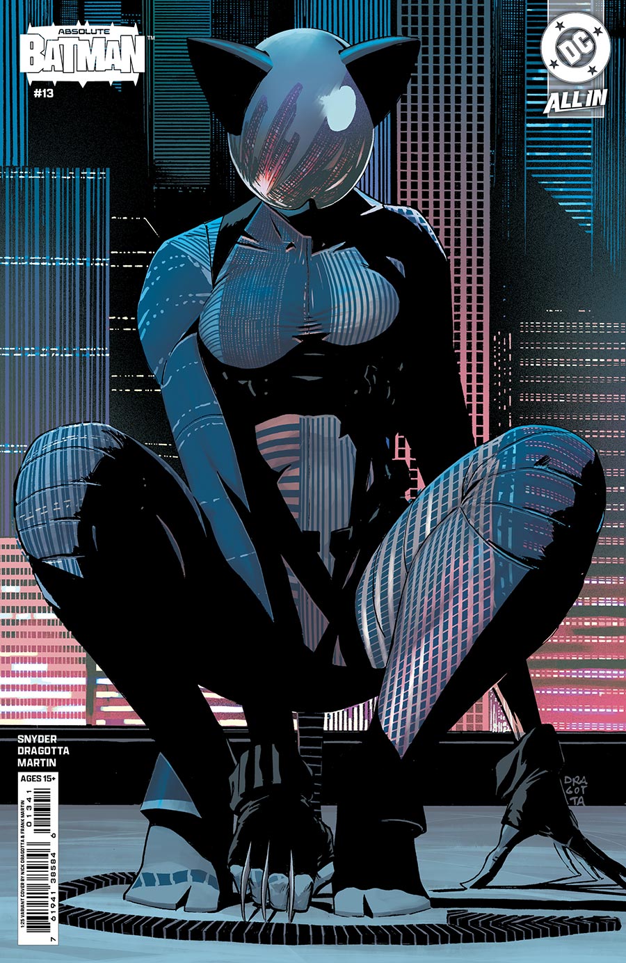 Absolute Batman #13 Cover G Incentive Nick Dragotta Stealth Mode Card Stock Variant Cover (DC All In)