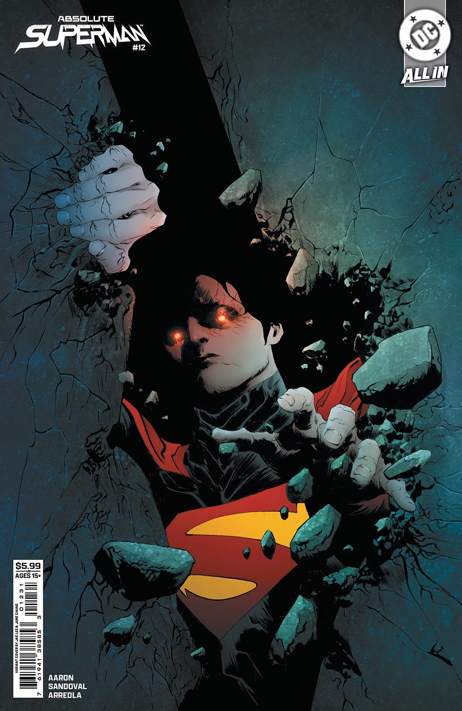 Absolute Superman #12 Cover B Variant Jae Lee Card Stock Cover (DC All In)