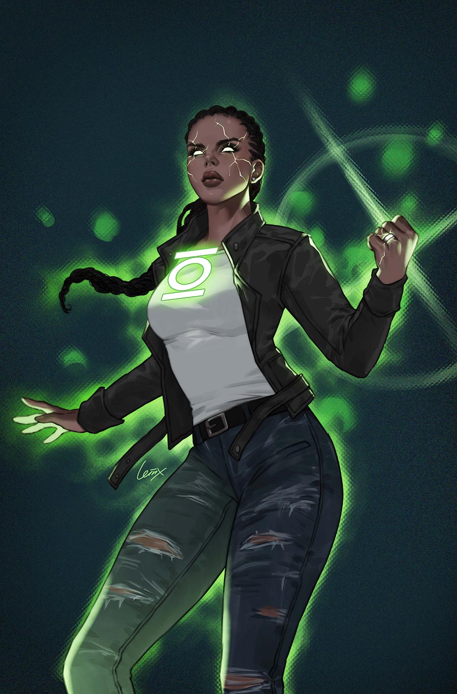 Absolute Green Lantern #7 Cover C Variant Lesley Leirix Li Card Stock Cover (DC All In)