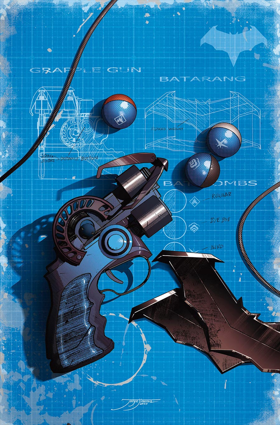 Batman Vol 4 #2 Cover F Variant Jorge Jimenez Bat-Gadget Card Stock Cover (DC All In)