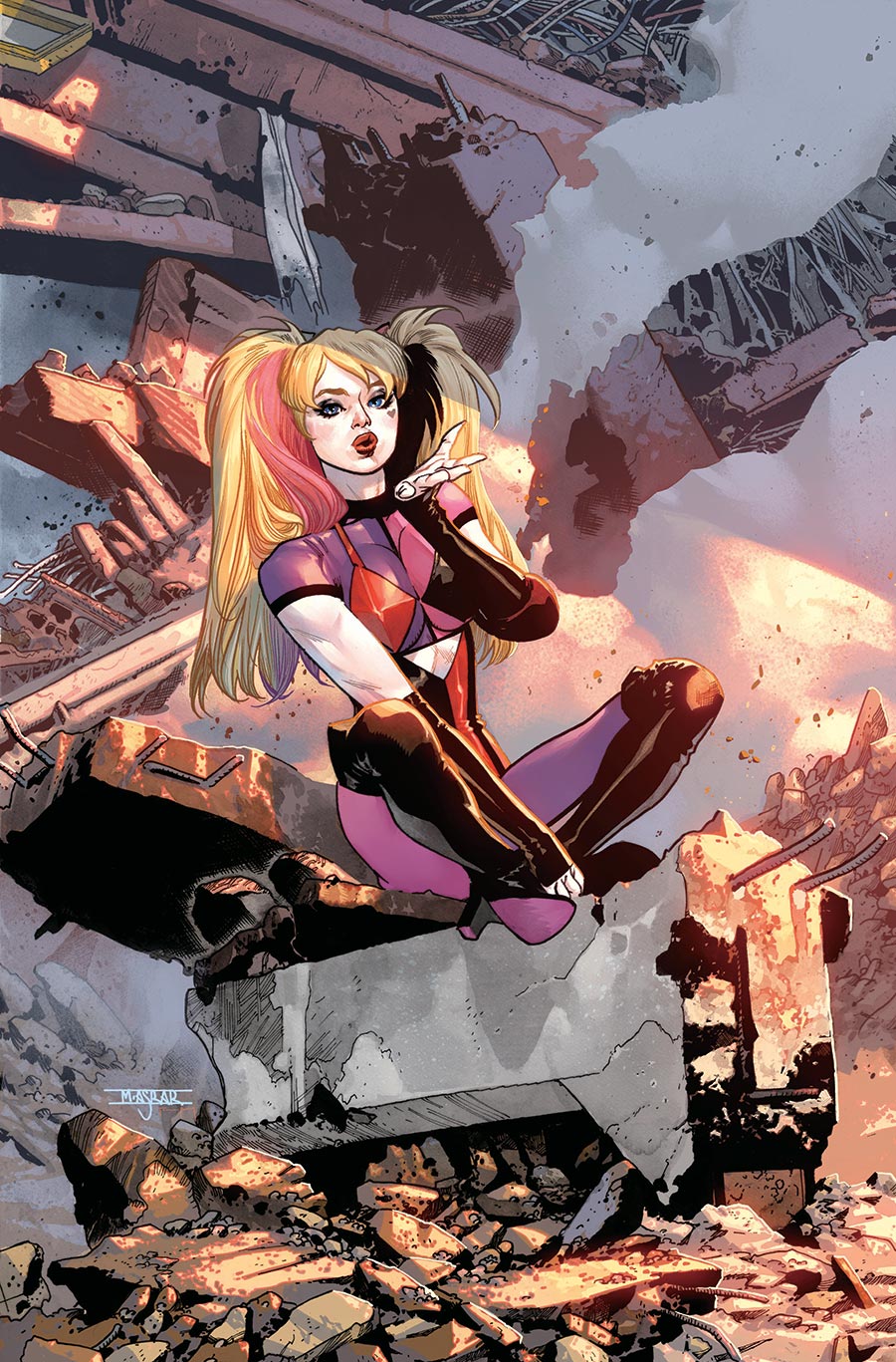 Harley Quinn Vol 4 #55 Cover C Variant Mahmud Asrar Card Stock Cover (DC All In)