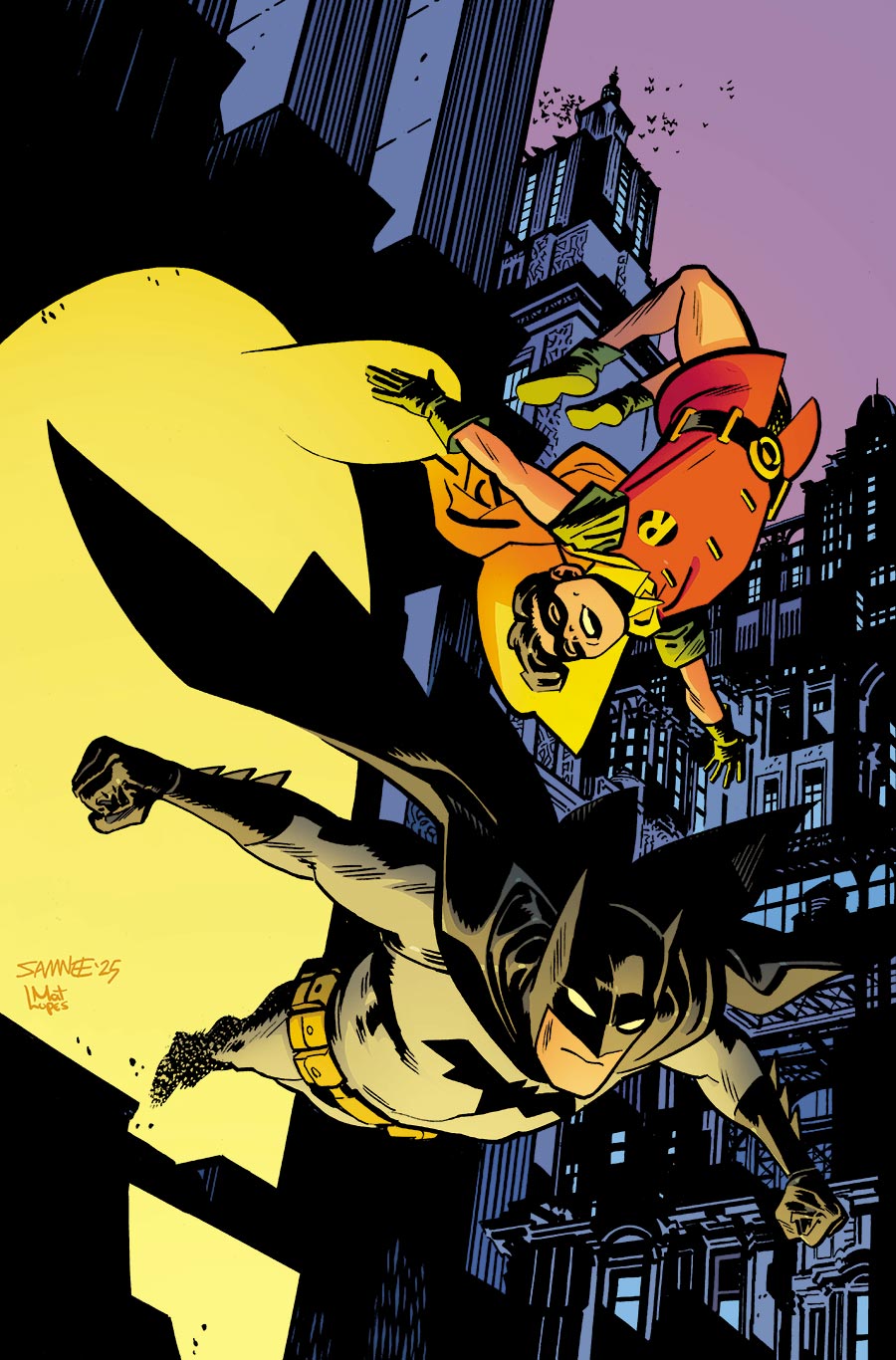 Batman And Robin Year One #12 Cover A Regular Chris Samnee Cover