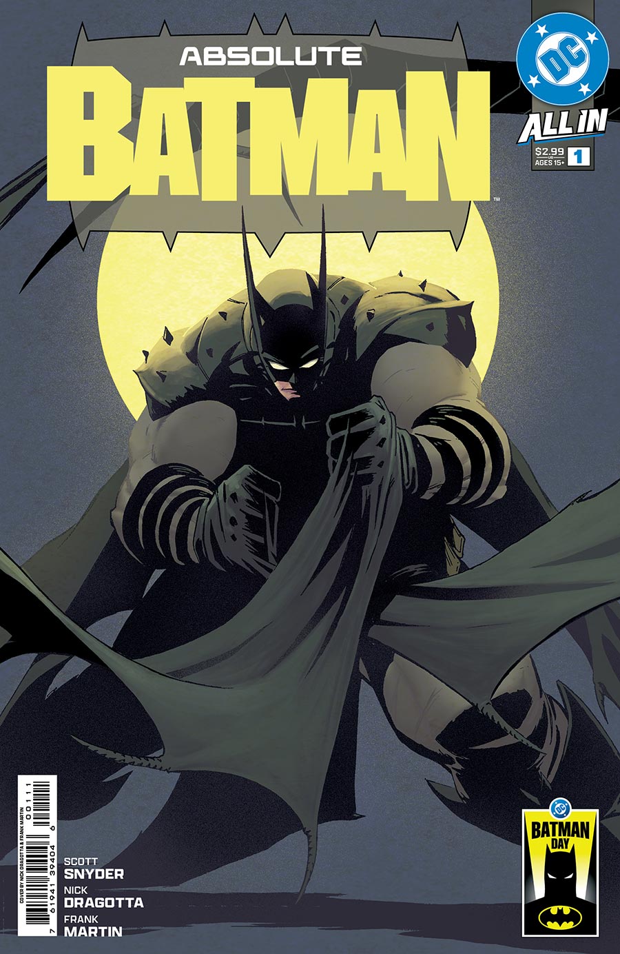 Batman Day 2025 Absolute Batman #1 Cover A Regular Nick Dragotta Cover